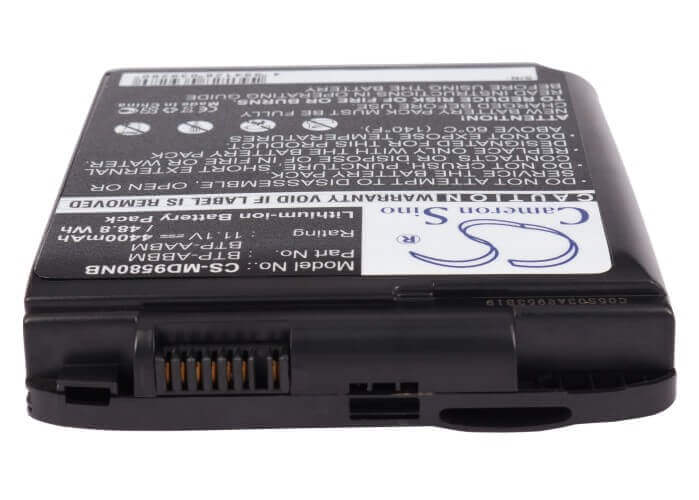 Black Battery For Medion Md95800, Wim2070, Md95453 11.1v, 4400mah - 48.84wh Notebook, Laptop Cameron Sino Technology Limited   