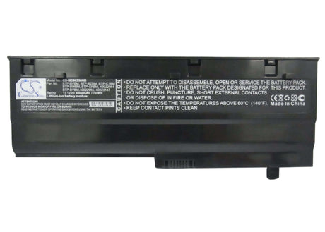 Black Battery For Medion Md96350, Md96370, Wim2140 11.1v, 6600mah - 73.26wh Notebook, Laptop Cameron Sino Technology Limited   