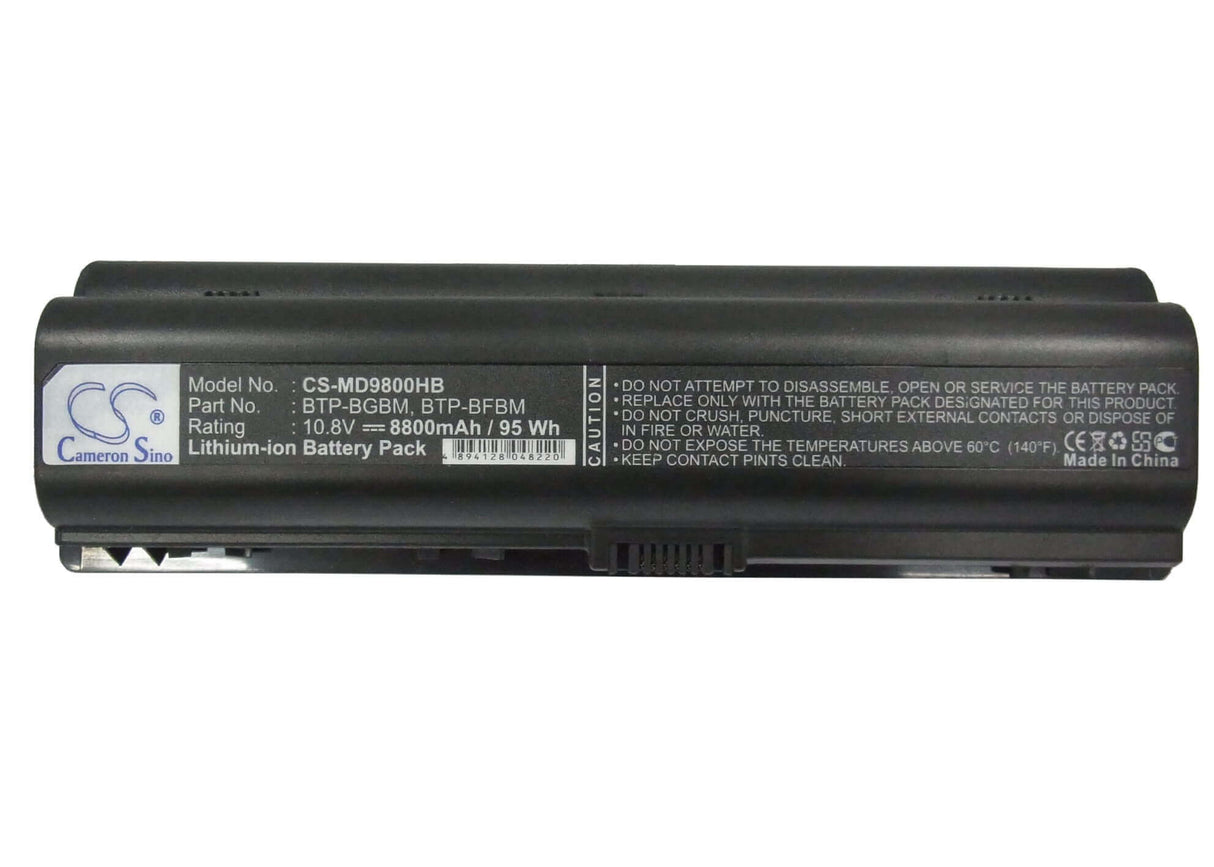 Black Battery For Medion Md96442, Md96559, Md96570 10.8v, 8800mah - 95.04wh Notebook, Laptop Cameron Sino Technology Limited   