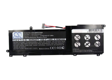 Notebook Battery For Samsung Ativ Book 6, Np670z5e, Np670z5e-x01 15.2v, 3750mah - 57.00wh Notebook, Laptop Cameron Sino Technology Limited
