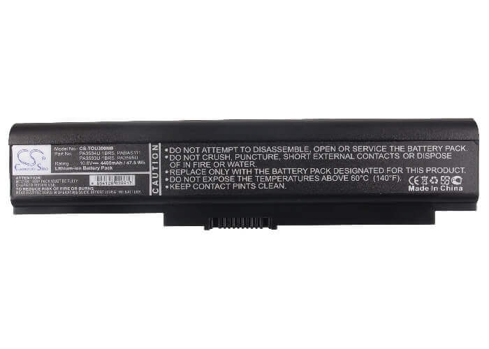 Black Battery For Toshiba Dynabook Cx/45c, Dynabook Cx/45d, Dynabook Cx/45e 10.8v, 4400mah - 47.52wh Notebook, Laptop Cameron Sino Technology Limited   