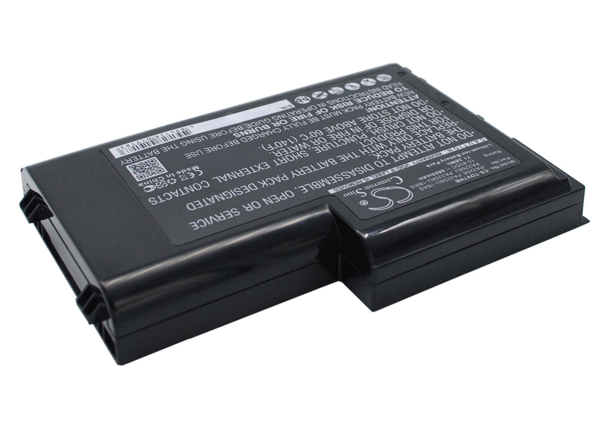 Black Battery For Toshiba Dynabook V7, Satellite Pro 6300, Satellite Pro M10 10.8v, 6600mah - 71.28wh Notebook, Laptop Cameron Sino Technology Limited (Suspended)