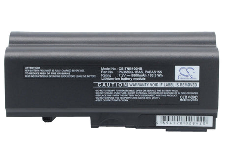 Black Battery For Toshiba Netbook Nb100, Netbook Nb100-01g, Netbook Nb100-111 7.2v, 8800mah - 63.36wh Notebook, Laptop Cameron Sino Technology Limited   