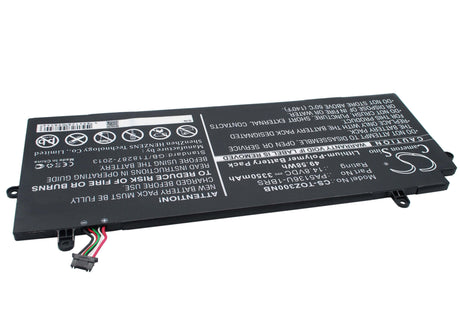 Black Battery For Toshiba Portege Z30, Portege Z30-a-12u, Portege Z30-a-m5s 14.8v, 3350mah - 49.58wh Notebook, Laptop Cameron Sino Technology Limited   