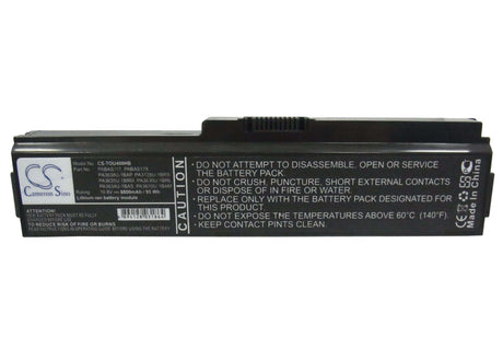 Black Battery For Toshiba Satellite L312, Portege M800-113, Portege M808 10.8v, 8800mah - 95.04wh Notebook, Laptop Cameron Sino Technology Limited (Suspended)   