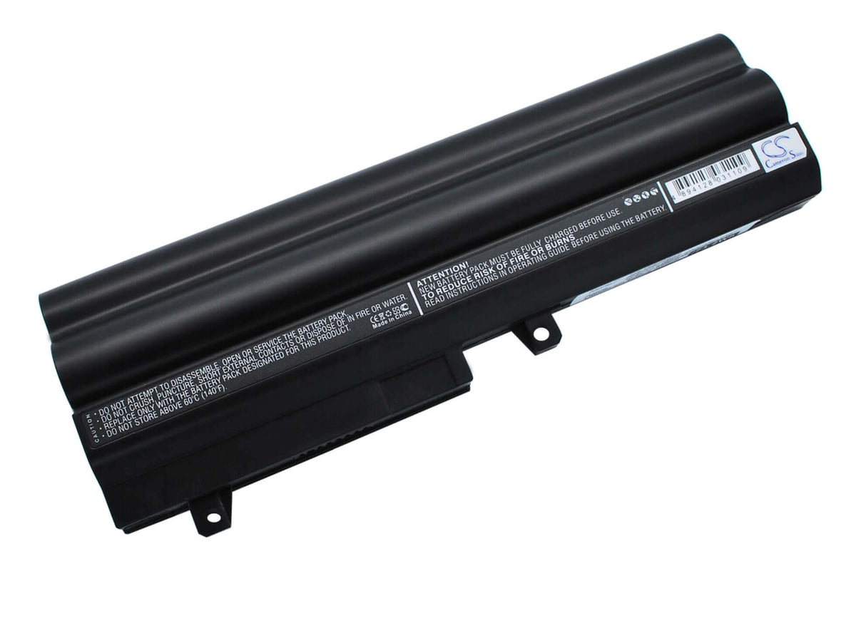 Black Battery For Toshiba Satellite Nb200, Satellite Nb201, Satellite Nb205 10.8v, 6600mah - 71.28wh Notebook, Laptop Cameron Sino Technology Limited   