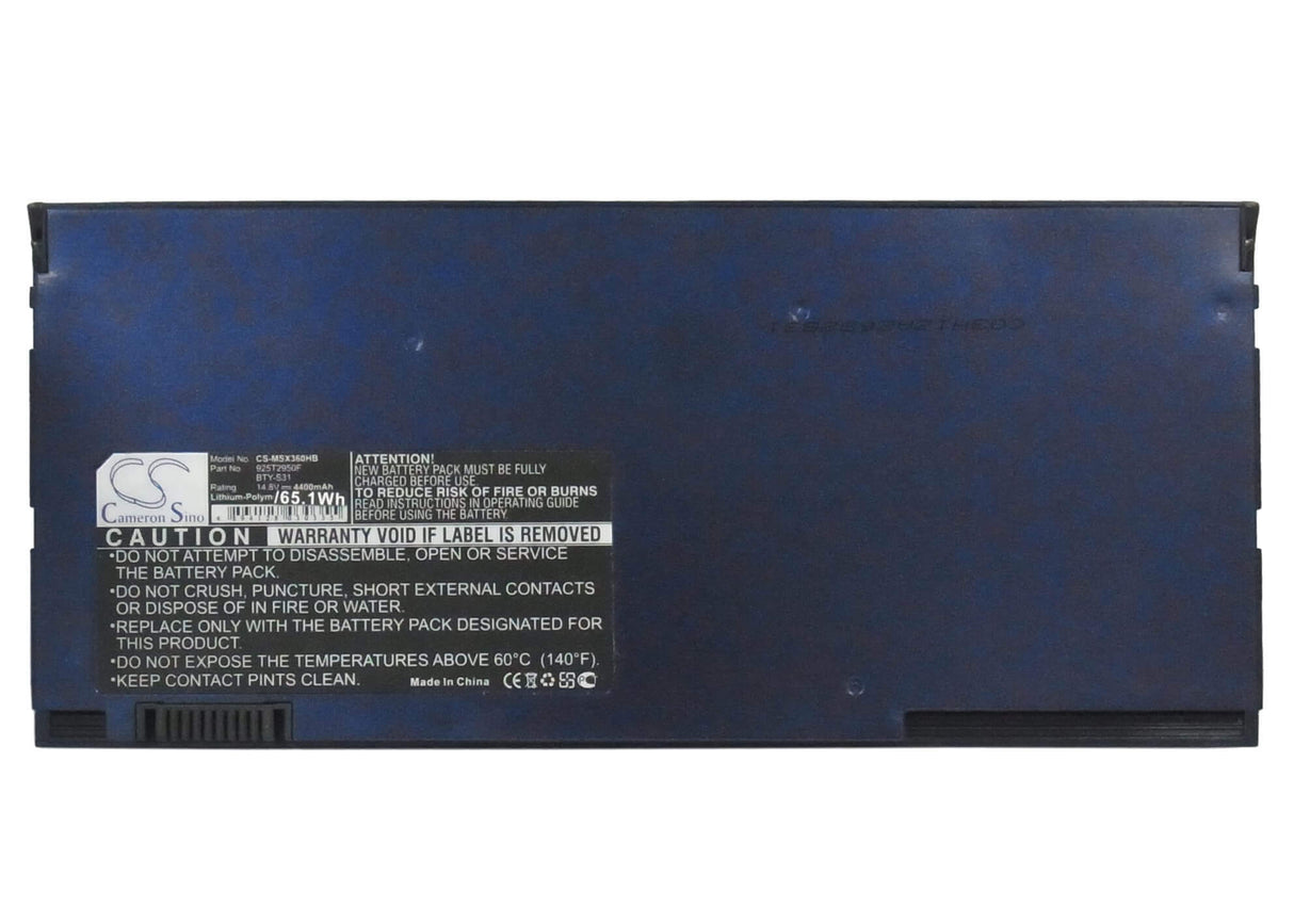 Blue Battery For Medion Akoya Md97199, Akoya Md97201, Akoya Md97247 14.8v, 4400mah - 65.12wh Notebook, Laptop Cameron Sino Technology Limited   