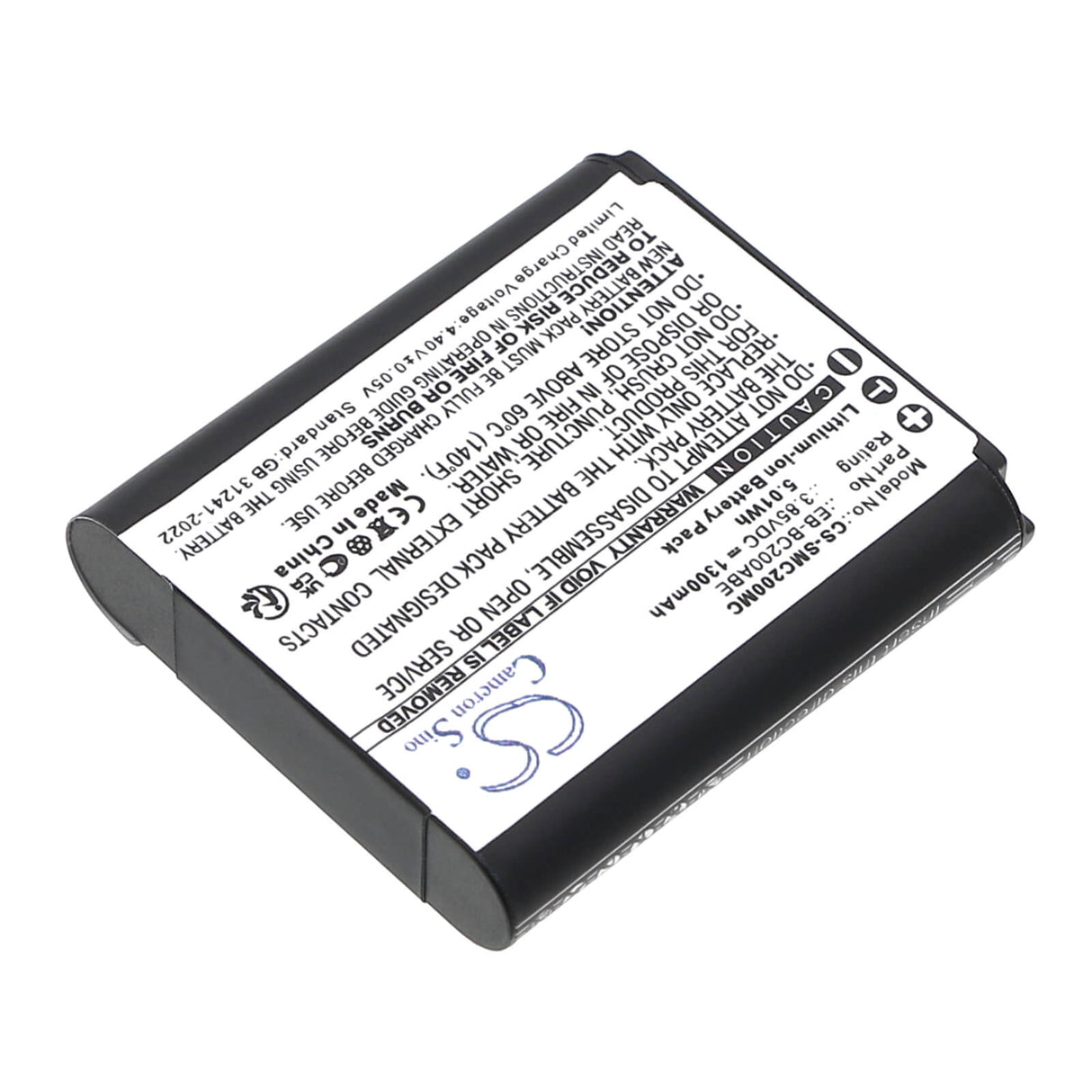 Camera Battery For Samsung, Gear 360, Sm-c200 3.85v, 1100mah - 4.24wh Camera Cameron Sino Technology Limited (Camera)