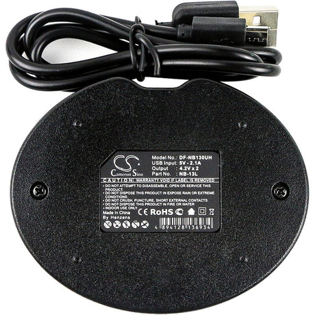 Canon Cb-2lh, Cb-2lht, Nb-13l Camera Charger Camera Charger Cameron Sino Technology Limited (Camera)