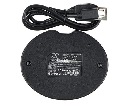 Charger for Canon LPE-10 replaces the LC-E10, LC-E10C & LC-E10E Battery Charger Cameron Sino Technology Limited