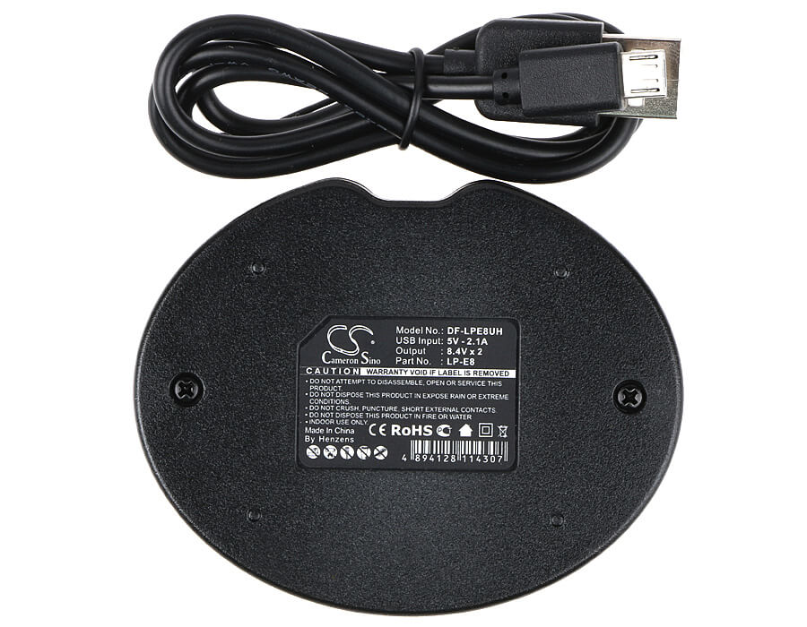 Camera Charger for Canon Lc-e8, Lc-e8c, Lc-e8e, Lp-e8 Camera Charger Cameron Sino Technology Limited (Camera)
