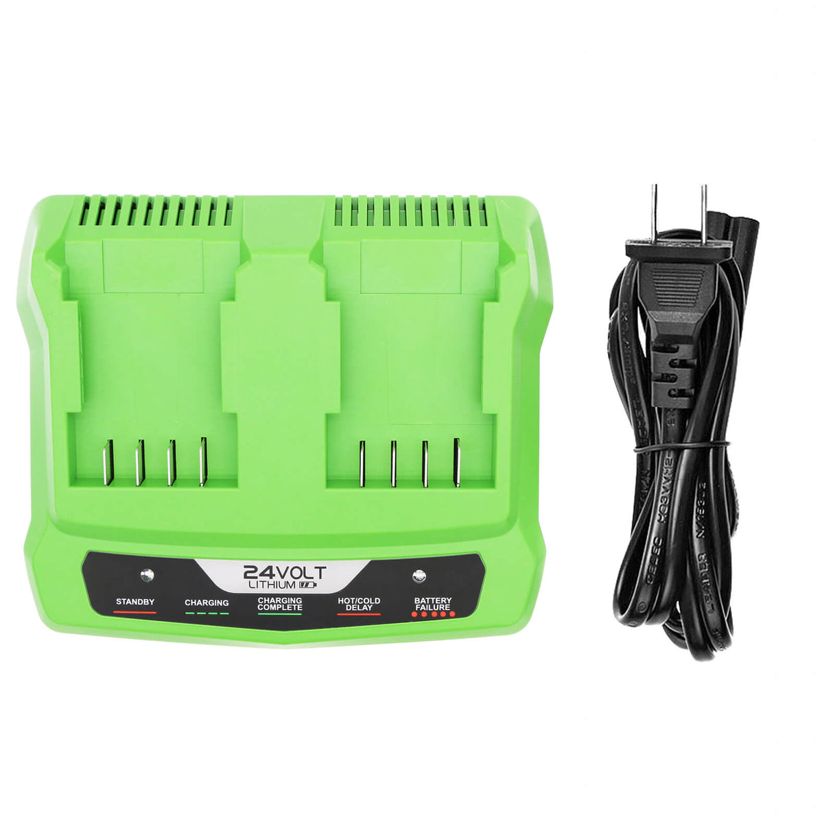 Charger Fits Greenworks 10-inch Cordless Chainsaw 2036, 130mph Cordless G24 Sweeper, 2000007, Power Tools Charger Cameron Sino Technology Limited (Power Tools)   