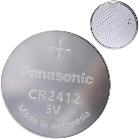 Cr2412 3 Volt Lithium Battery Replacement Coin Cell Batteries Panasonic   
