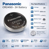 Cr2450 3 Volt Lithium Battery Replacement Coin Cell Batteries Canadianbatteries.com