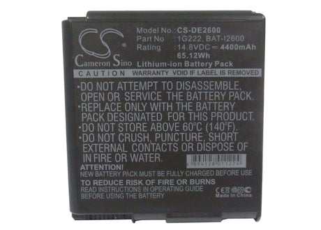 Dark Grey Battery For Dell Inspiron 2600, Inspiron 2650, Smart Pc100n 14.8v, 4400mah - 65.12wh Notebook, Laptop Cameron Sino Technology Limited   