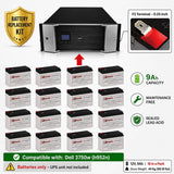 Batteries For Dell 3750w (h952n) UPS, 16 X 12v, 9ah - 108wh UPS Batteries CB Range