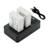 Dual Battery Charger To Charge Canon Lc-e8, Lc-e8c, Lc-e8e, Lp-e8 Camera Charger Cameron Sino Technology Limited (Camera)