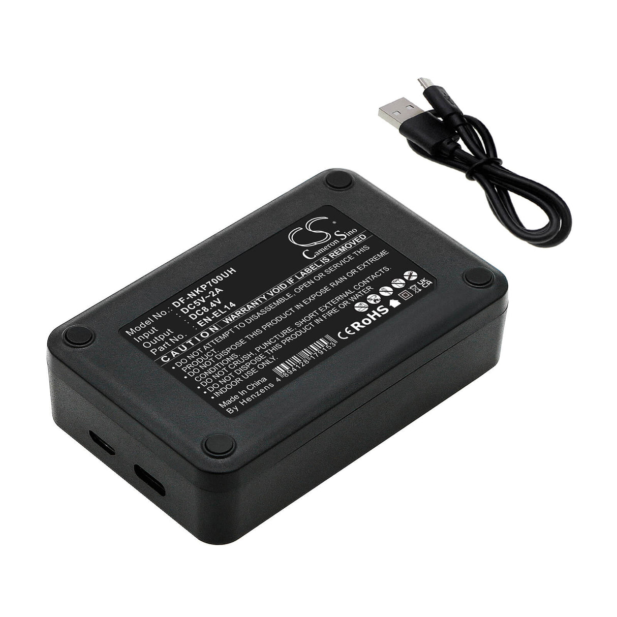 Dual Battery Charger To Charge Nikon En-el14, Mh-24 Camera Charger Cameron Sino Technology Limited (Camera)