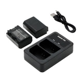 Dual Charger Fits Sony A7 Mark 3, A7r Mark 3, Camera Charger Cameron Sino Technology Limited (Camera)