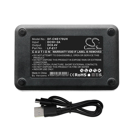 Dual Charger For Canon Lc-e17, Lc-e17c, Lp-e17 Batteries Camera Charger Cameron Sino Technology Limited (Camera)