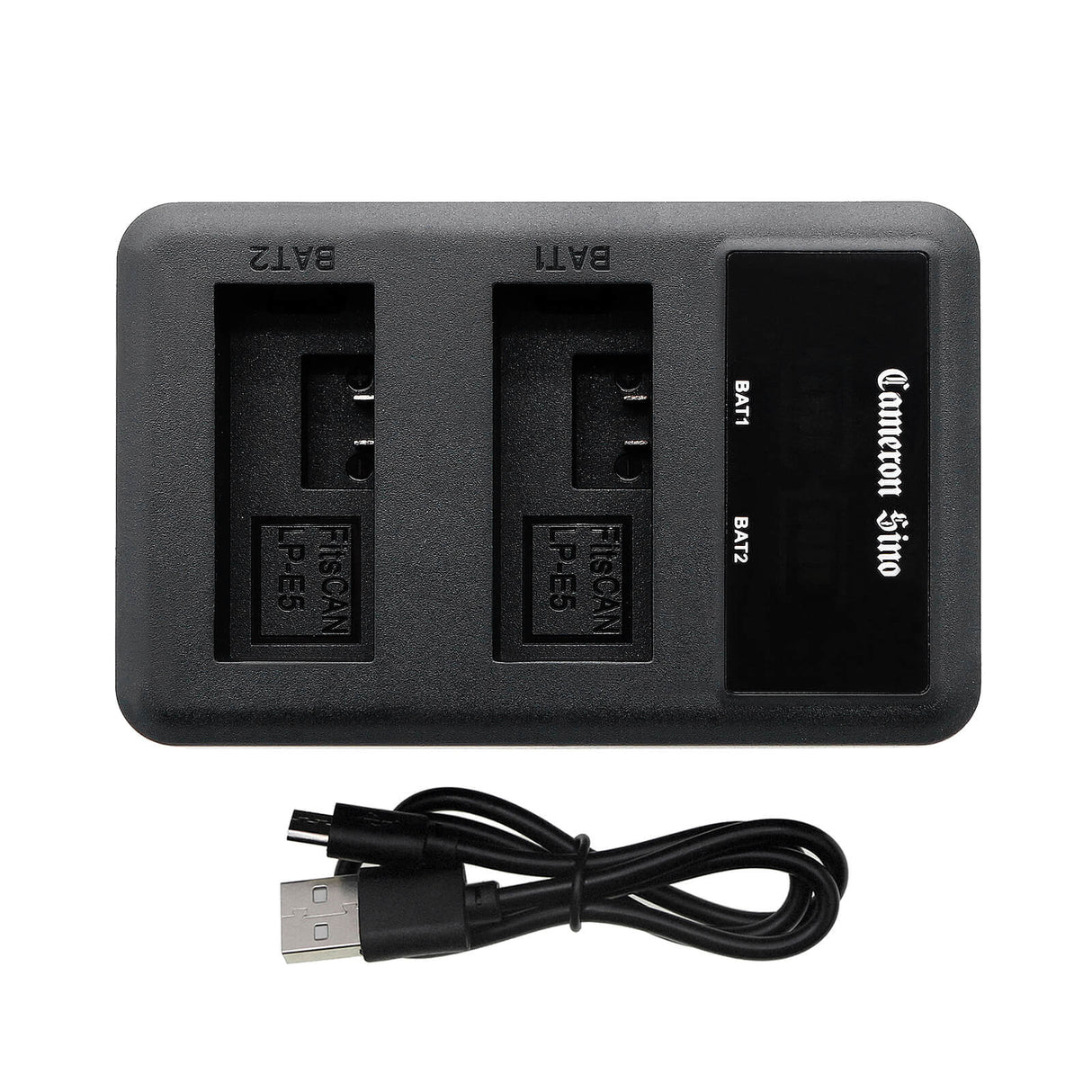 Dual Camera Charger For Canon Lc-e5, Lp-e5 Batteries Camera Charger Cameron Sino Technology Limited (Camera)
