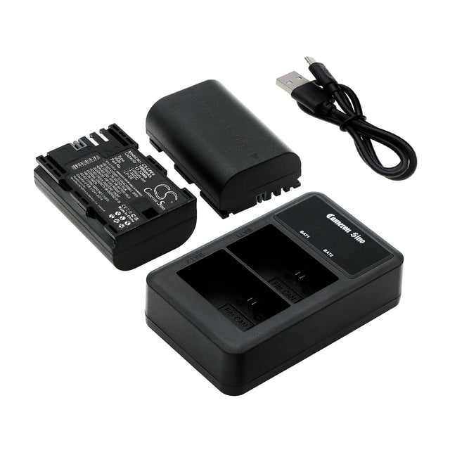 Dual Charger To Charge Canon Lp-e6, Lp-e6n, Lc-e6, Lc-e6e Camera Charger Cameron Sino Technology Limited (Camera)