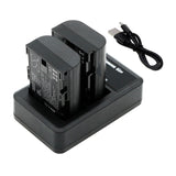 Dual Charger To Charge Canon Lp-e6, Lp-e6n, Lc-e6, Lc-e6e Camera Charger Cameron Sino Technology Limited (Camera)