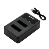 Dual Slot Charger For Sony Bc-csxb, Bc-dcy, Np-bx1, Np-by1 Batteries Camera Charger Cameron Sino Technology Limited (Camera)