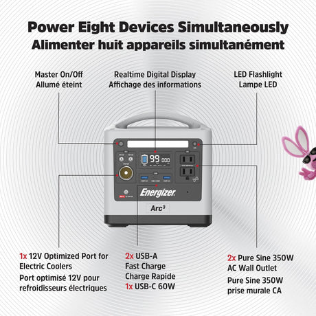 Energizer Arc3 Portable Power Station Other Energizer