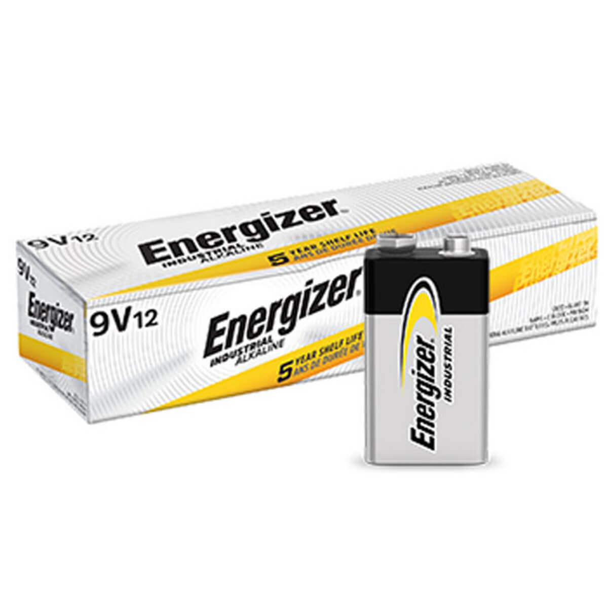 Energizer Industrial 9v Alkaline Battery En22- Non Rechargeable Other Energizer
