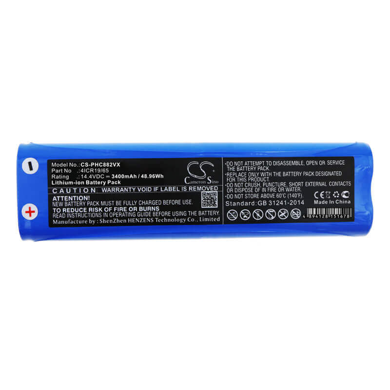 14.4V, Li-ion, 3400mAh, Vacuum battery fits Eureka, Bissell, 1605, 16052, 16058, 48.96Wh Vacuum Cameron Sino Technology Limited