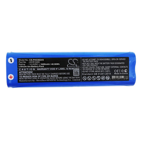 14.4V, Li-ion, 3400mAh, Vacuum battery fits Eureka, Bissell, 1605, 16052, 16058, 48.96Wh Vacuum Cameron Sino Technology Limited