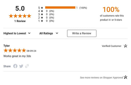 3.7V, Li-ion, 1200mAh, Game Console battery fits Nintendo, Ktr-003, Mwh710a01, New 3ds, 4.44Wh Game Console Cameron Sino Technology Limited