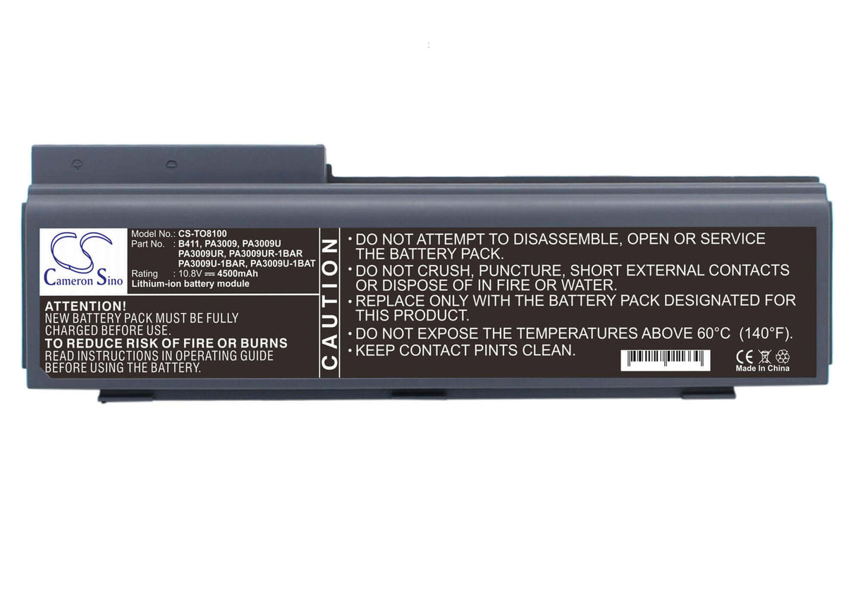 Grey Battery For Toshiba Tecra 8100, Tecra 8100a, Tecra 8100b 10.8v, 4400mah - 47.52wh Notebook, Laptop Cameron Sino Technology Limited (Suspended)