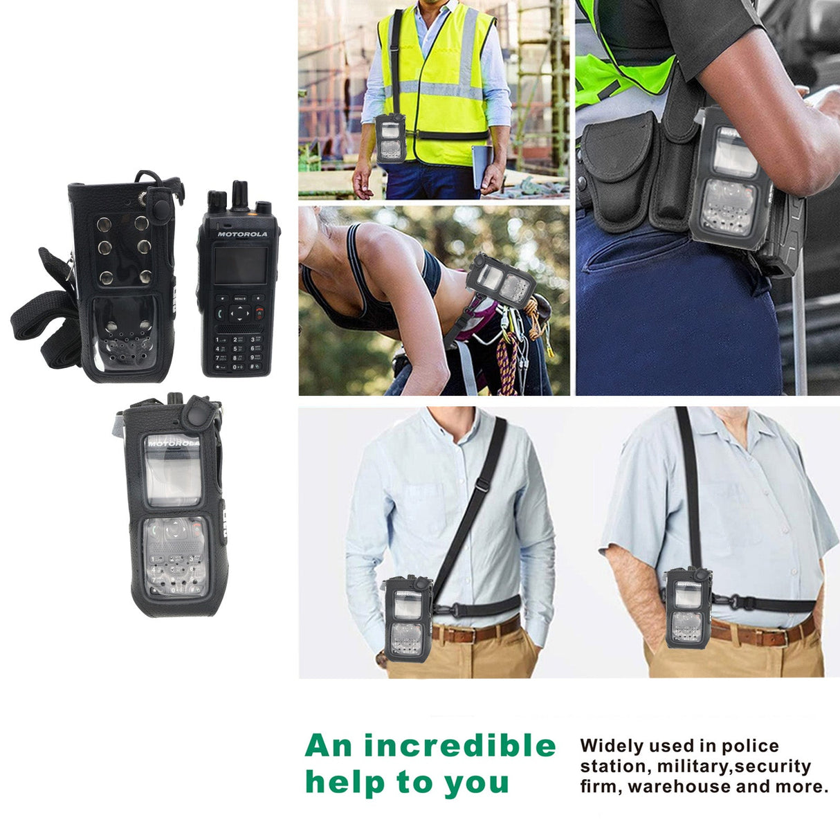 Hard Leather Carry Case, Fits Hytera two-Way radio Hp700, Hp705 Two-Way Radio Case Cameron Sino Technology Limited