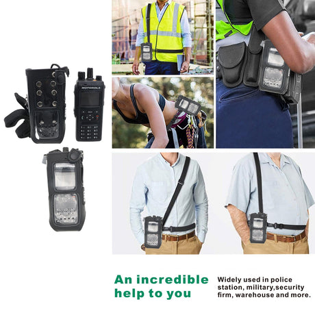 Hard Leather Carry Case, Fits Hytera two-Way radio Hp700, Hp705 Two-Way Radio Case Cameron Sino Technology Limited
