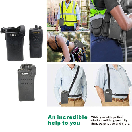 Hard Leather Carry Case, Fits Motorola Dp2400, Dp2400e Two-Way Radio Case Cameron Sino Technology Limited