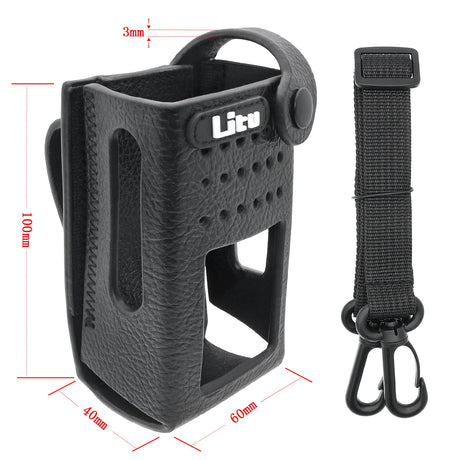 Hard Leather Carry Case, Fits Motorola Dp3000e, Dp3441, PMNN4440 Two-Way Radio Case Cameron Sino Technology Limited