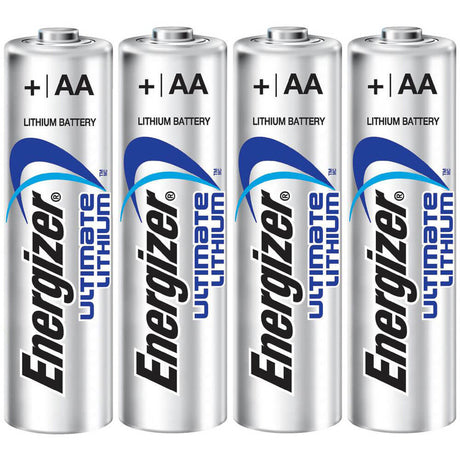 Energizer Aa Ultimate Lithium Battery L91 1.5v - Retail Card Pack Of 4 - Non Rechargeable Other Energizer