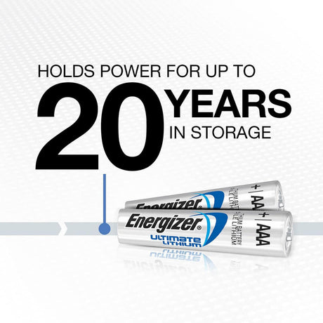 L92 Energizer AAA Ultimate Lithium Battery 1.5v Extra Long Runtime 1200mah - Non Rechargeable Other Energizer