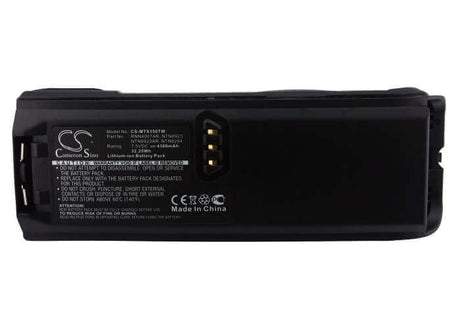 7.5V, Li-ion, 4300mAh, Two-Way Radio battery fits Motorola, Bp8299mhuc, Ntn8293, Ntn8294, 32.25Wh Two-Way Radio Cameron Sino Technology Limited