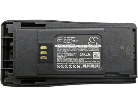 Two-Way Radio Li-ion Battery, For Motorola Cp150, Cp200, Cp250 7.2v, 2600mah - 18.72wh Two-Way Radio Cameron Sino Technology Limited