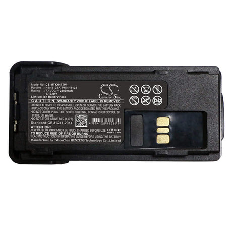7.4V, Li-ion, 2300mAh, Two-Way Radio battery fits Motorola, Nntn8128a, Apx2000, Apx-2000, 17.02Wh Two-Way Radio Cameron Sino Technology Limited