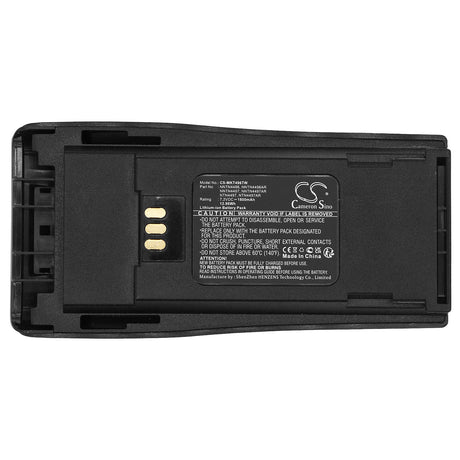 Li-ion Two-Way Radio Battery For Motorola Cp150, Cp200, Cp250 7.2v, 1800mah - 12.96wh Two-Way Radio Cameron Sino Technology Limited
