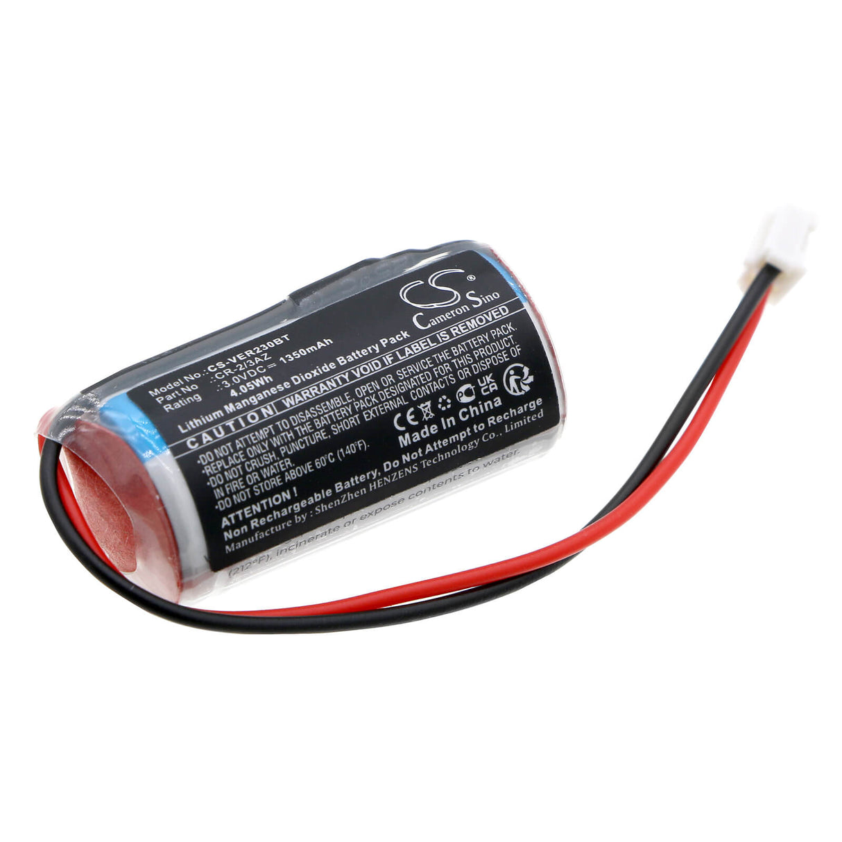 Li-MnO2, Alarm Battery For Dom, Eniq Guardian S 3.0v, 1350mah - 4.05wh Alarm System Cameron Sino Technology Limited