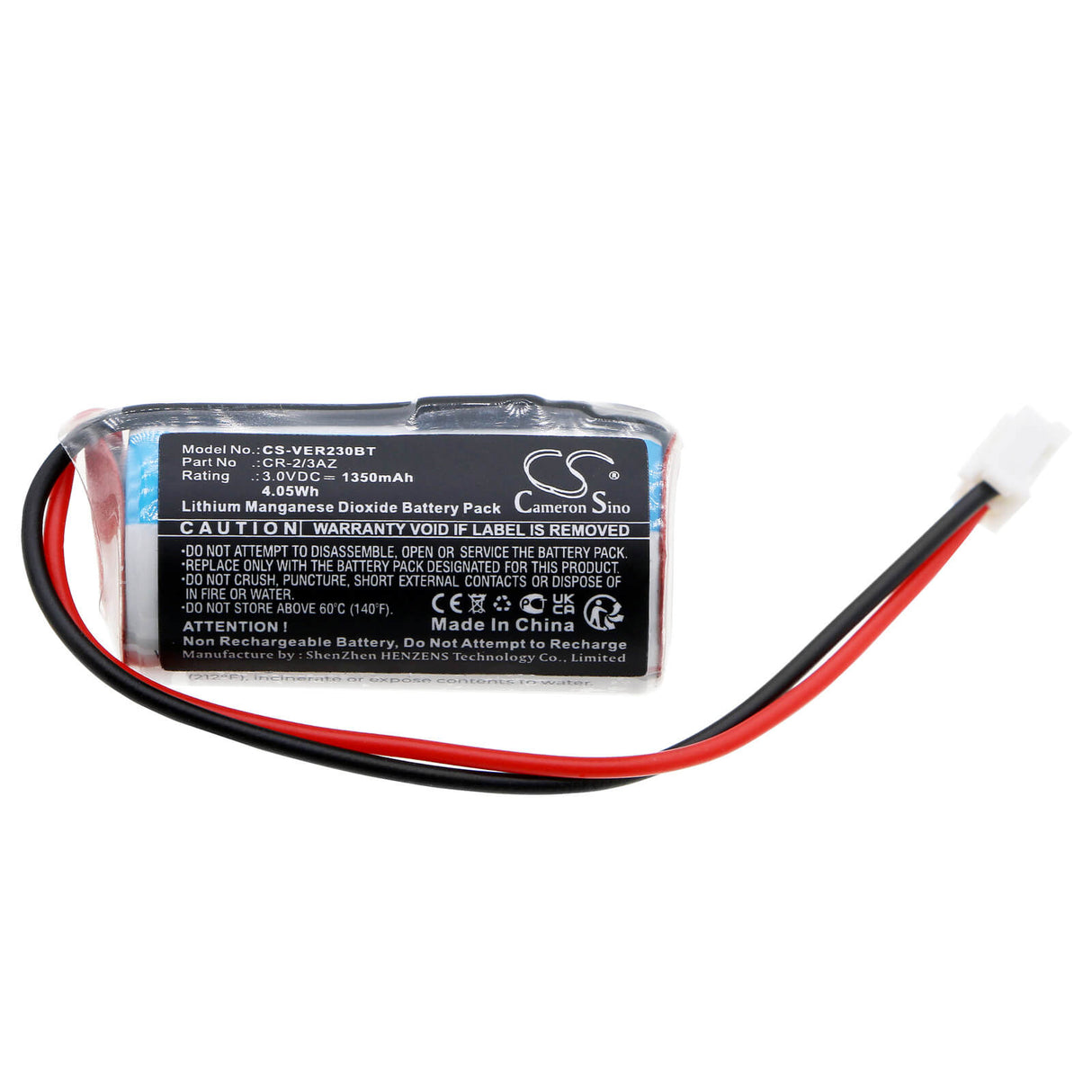 Li-MnO2, Alarm Battery For Dom, Eniq Guardian S 3.0v, 1350mah - 4.05wh Alarm System Cameron Sino Technology Limited