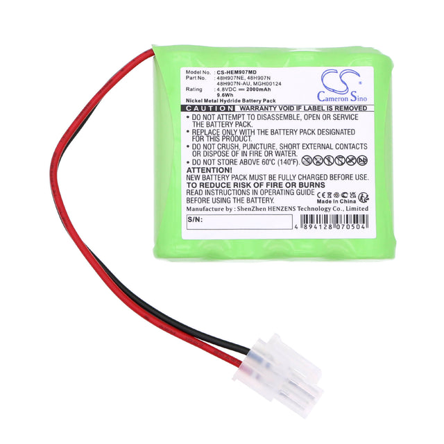 Medical battery For Omron Hem-907, Hem-907xl, Hem-907-pbat 4.8v, 2000mah - 9.60wh Medical Cameron Sino Technology Limited (Medical)