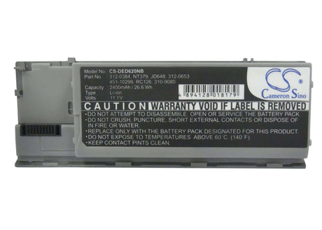 Metallic Grey Battery For Dell Latitude D620, Latitude D630, Precision M2300 11.1v, 2200mah - 24.42wh Batteries for Electronics Cameron Sino Technology Limited (Suspended)   
