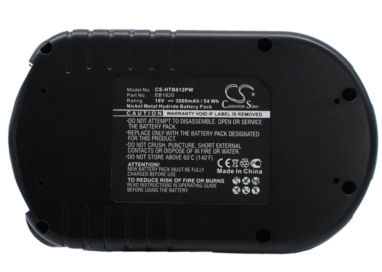 18.0V, Ni-MH, 3000mAh, Power Tools battery fits Hitachi, Eb 1812s, C 18dl, C 18dlx, 54Wh Power Tools Cameron Sino Technology Limited (Power Tools)