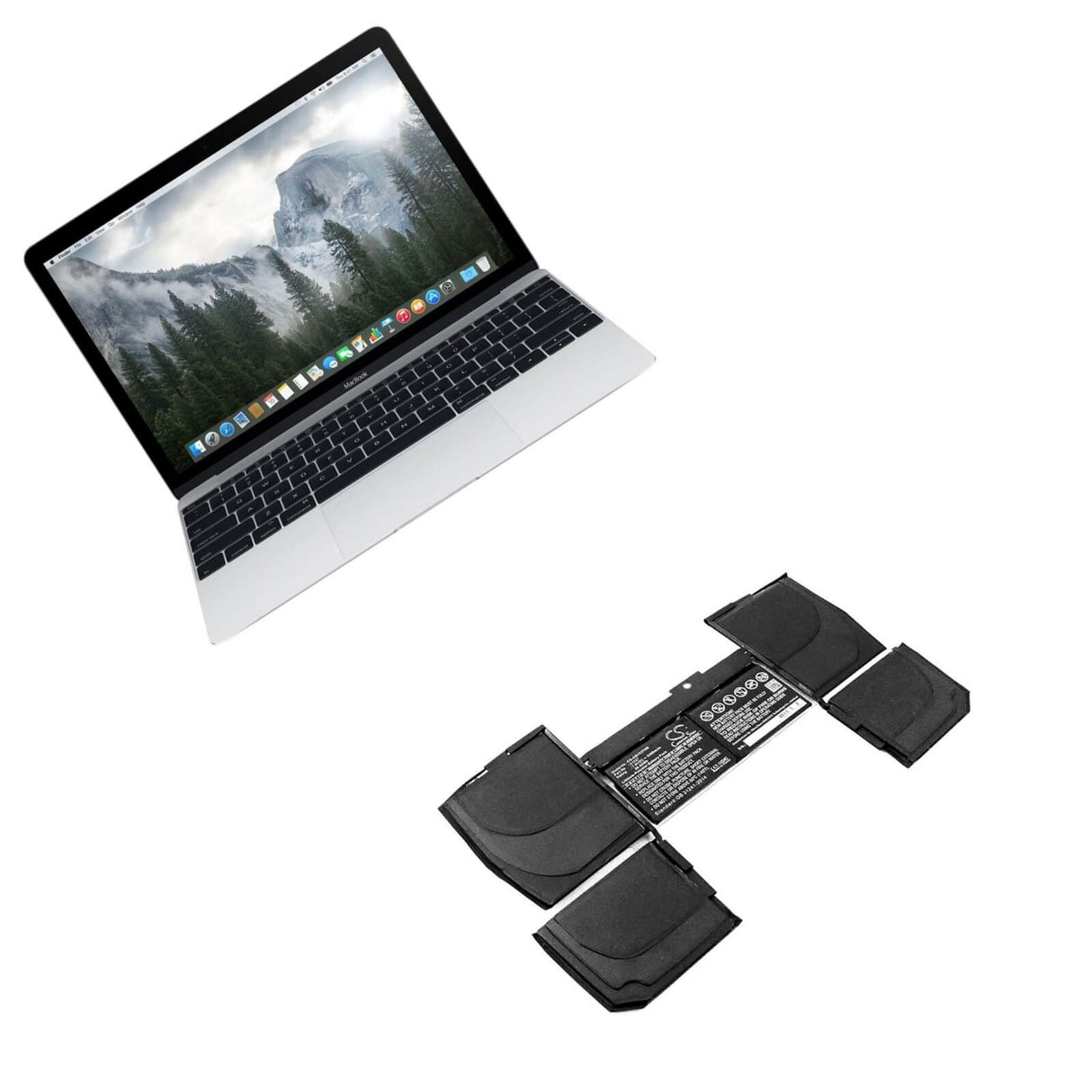 Notebook Battery For Apple, M F855ll/a, Macbook 12 Inch Retina A1534, 7.6v, 5200mah - 39.52wh Notebook, Laptop Cameron Sino Technology Limited